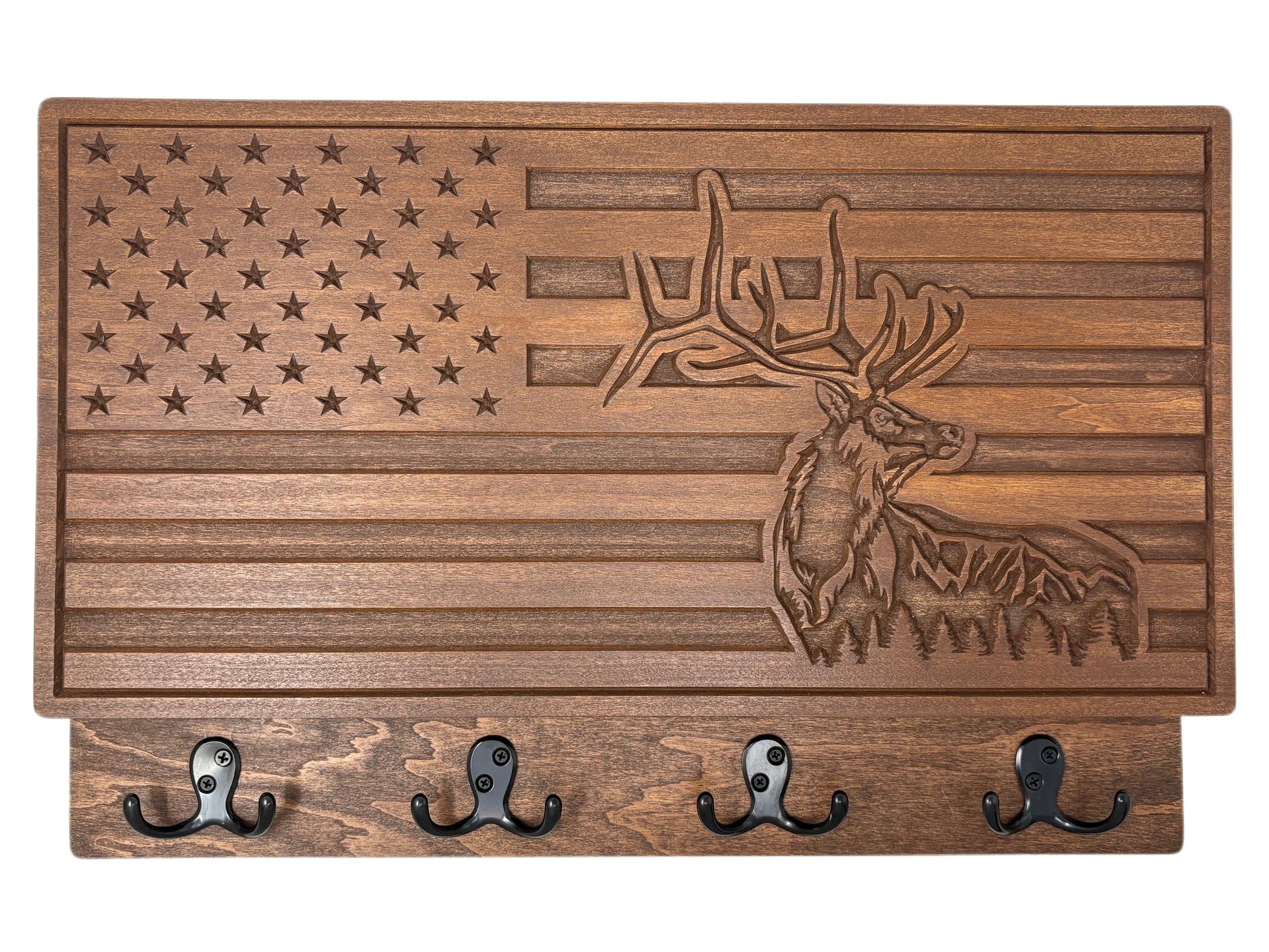 Customizable U.S. Flag - Elk