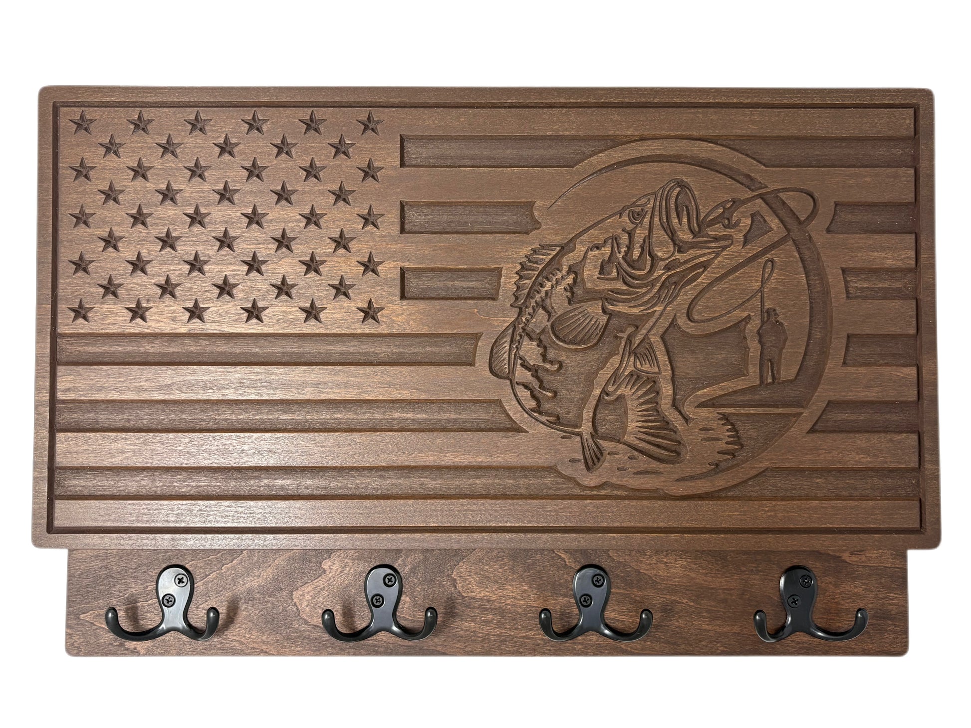 Customizable U.S. Flag - Fishing
