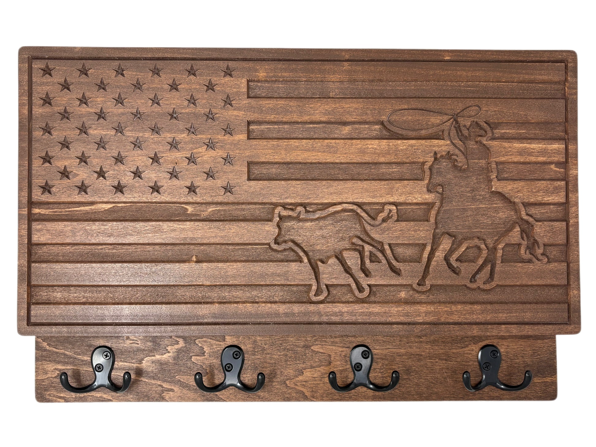Customizable U.S. Flag - Cattle Roper