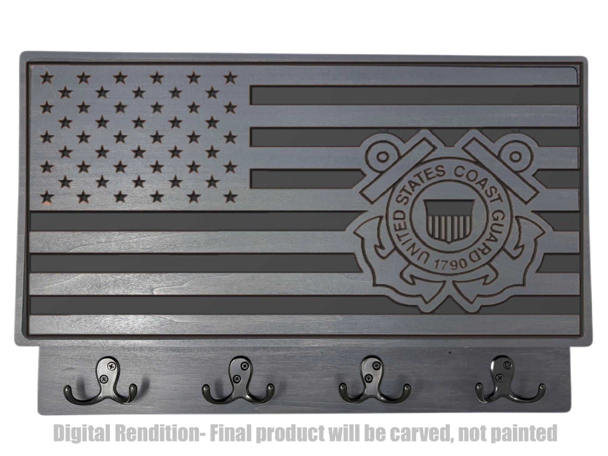 Customizable U.S. Flag - Coast Guard