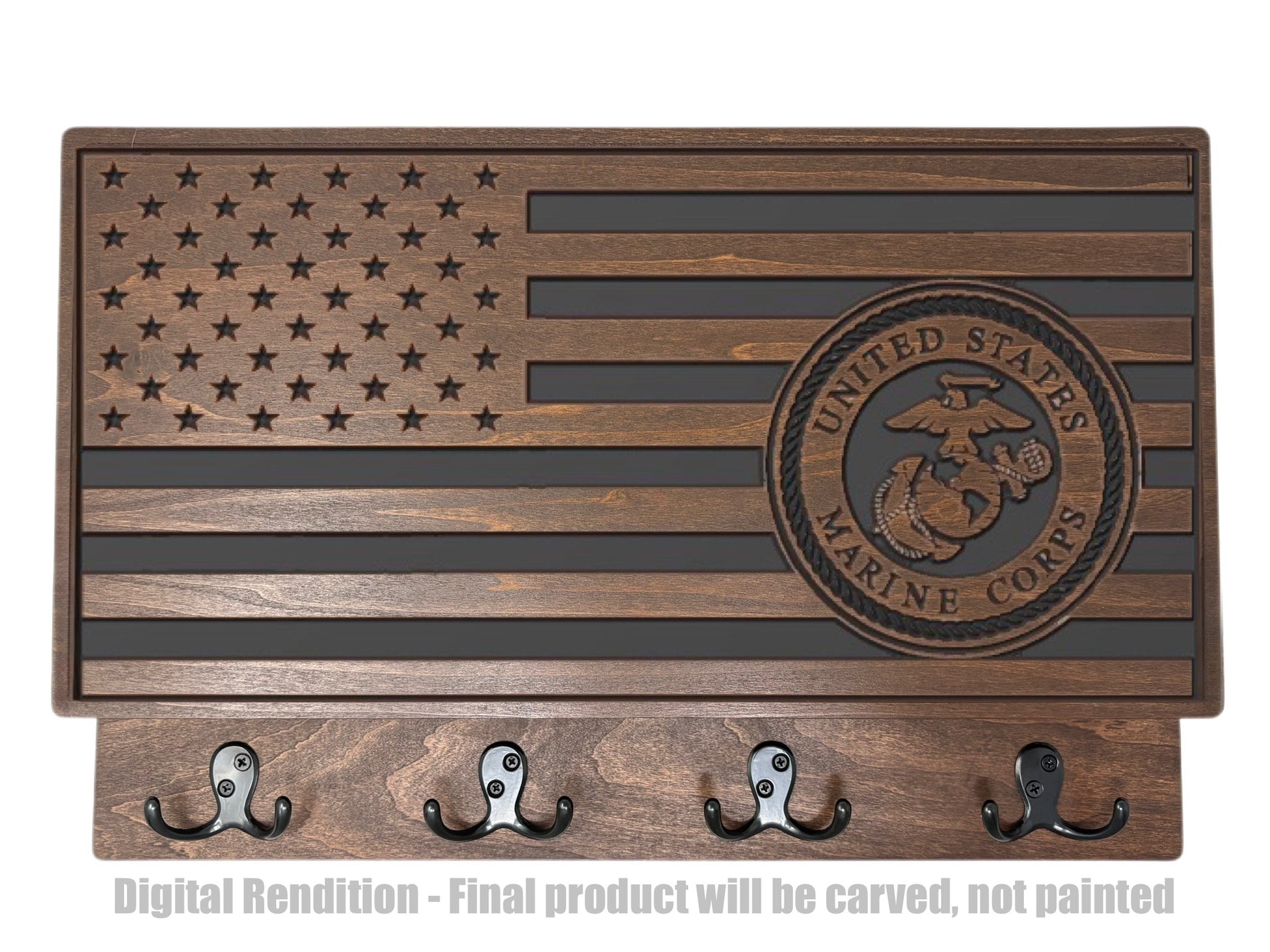 Customizable U.S. Flag - Marine Corps