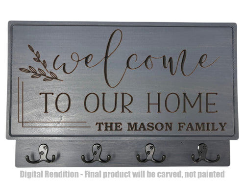 Customizable Family Name - Welcome to Our Home